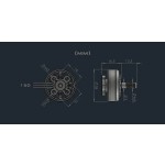 AMAX 2207 Competition Brushless Motor RC Drone Plane Quad 4-6S Racing 1850-2550 KV Plastic RC Parts & Accs